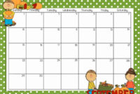 Pin On 250+ March 2019 Calendars within Blank Calendar Template For Kids