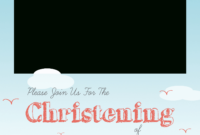 Pin On Baptism regarding Blank Christening Invitation Templates