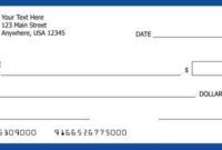 Pin On Crafts inside Blank Cheque Template Download Free
