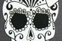 Pin On Dia De Los Muertos Art throughout Blank Sugar Skull Template