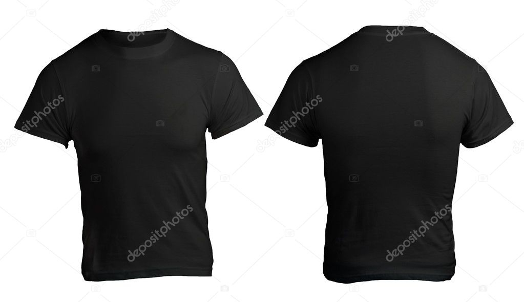 Plain Black Shirt Template | Men'S Blank Black Shirt inside Blank Black Hoodie Template
