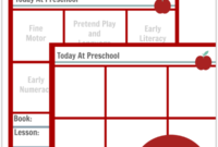Preschool Lesson Planning Template – Free Printables for Blank Preschool Lesson Plan Template