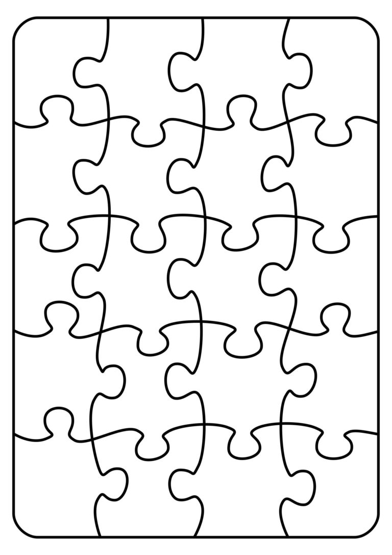 Puzzle Piece Crafts, Puzzle Crafts, Puzzle Piece Art in Blank Jigsaw ...