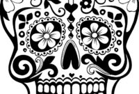 Skull Pictures Art – Cliparts.co within Blank Sugar Skull Template
