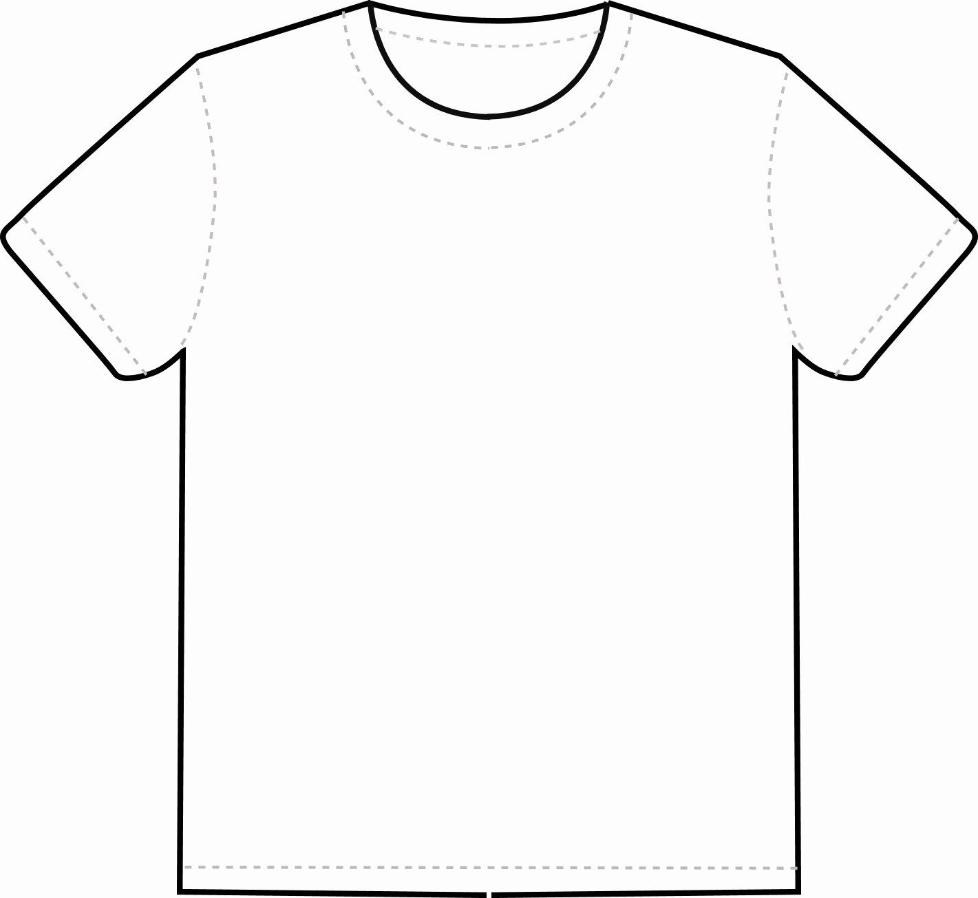 T Shirt Coloring Page Awesome Free T Shirt Template with Blank Tshirt ...