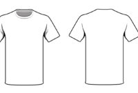 T Shirt Outline Template – Cliparts.co in Printable Blank Tshirt Template