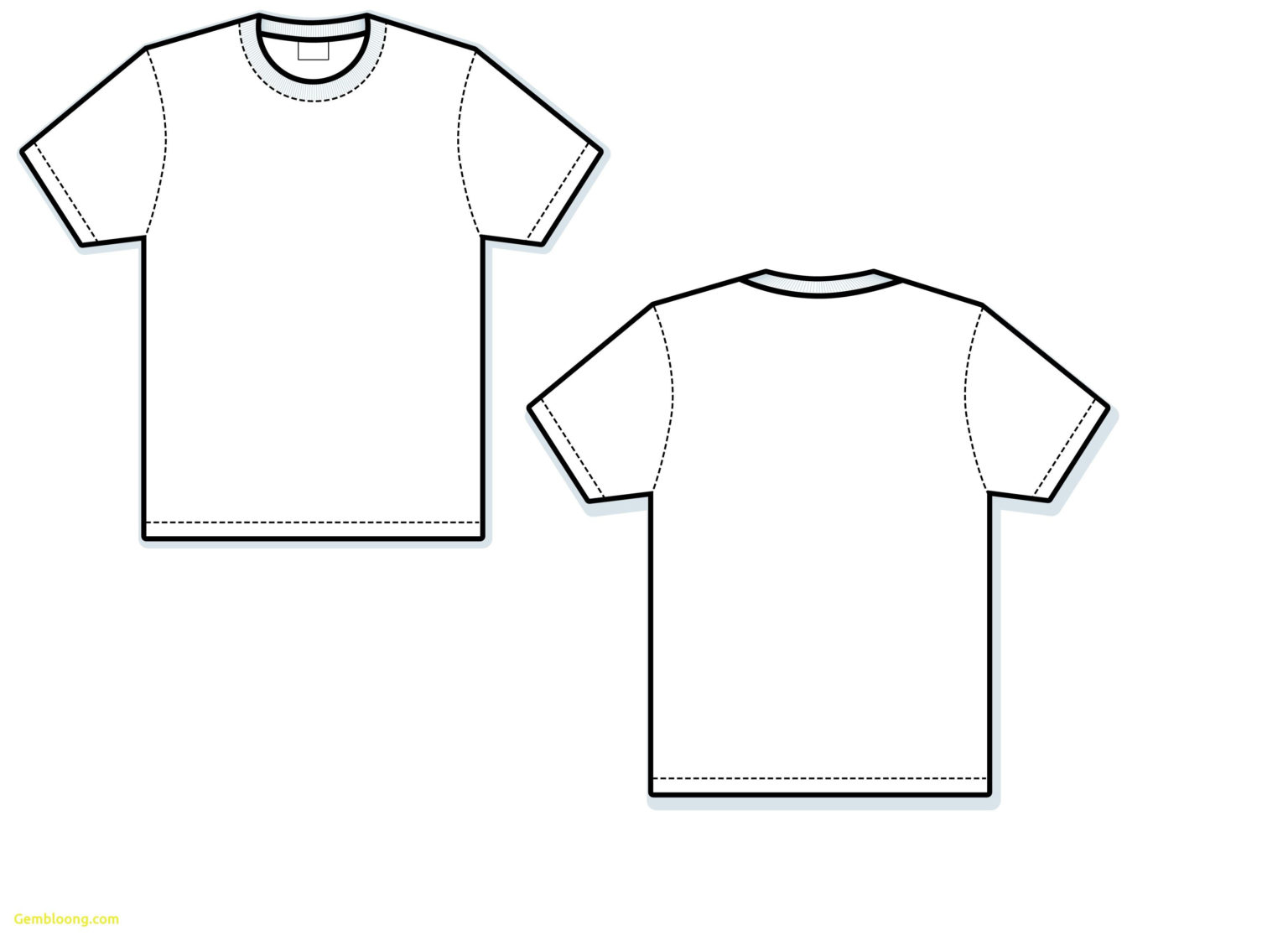 T Shirt Vector Template Awesome Blank T Shirt Free in Printable Blank ...