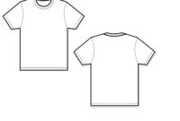 T Shirt Vector Template Awesome Blank T Shirt Free in Printable Blank Tshirt Template