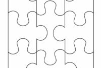 The Charming 19 Printable Puzzle Piece Templates ᐅ with Blank Jigsaw Piece Template