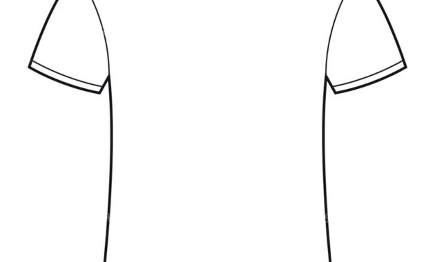 The Inspiring Template: Blank Vector Tee Shirts T Shirt inside Blank T Shirt Outline Template