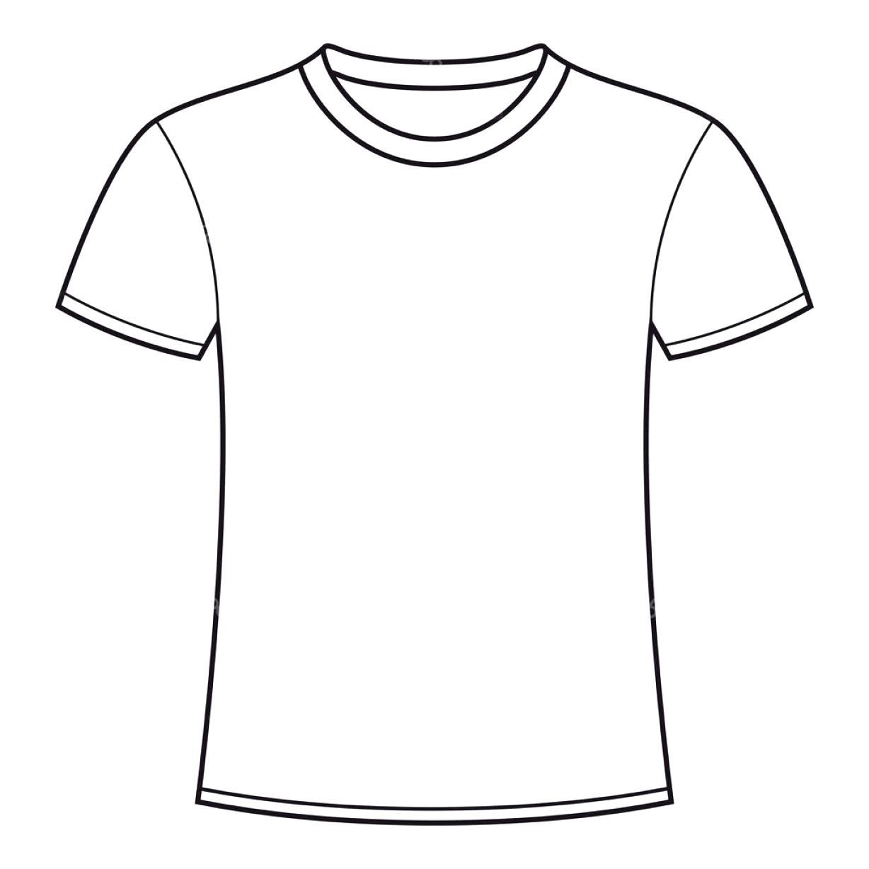 The Inspiring Template: Blank Vector Tee Shirts T Shirt inside Blank T Shirt Outline Template