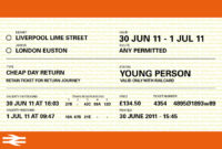 The Journey To A New Train Ticket - The Work Of Neil Martin pertaining to Blank Train Ticket Template