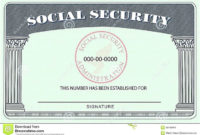 The Stunning 20+ Blank Social Security Card Template in Blank Social Security Card Template Download