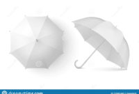 Vector 3D Realistic Render White Blank Umbrella Icon Set intended for Blank Umbrella Template