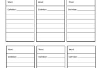Word Bank | Udl Strategies – Goalbook Toolkit In Personal in Blank Word Wall Template Free